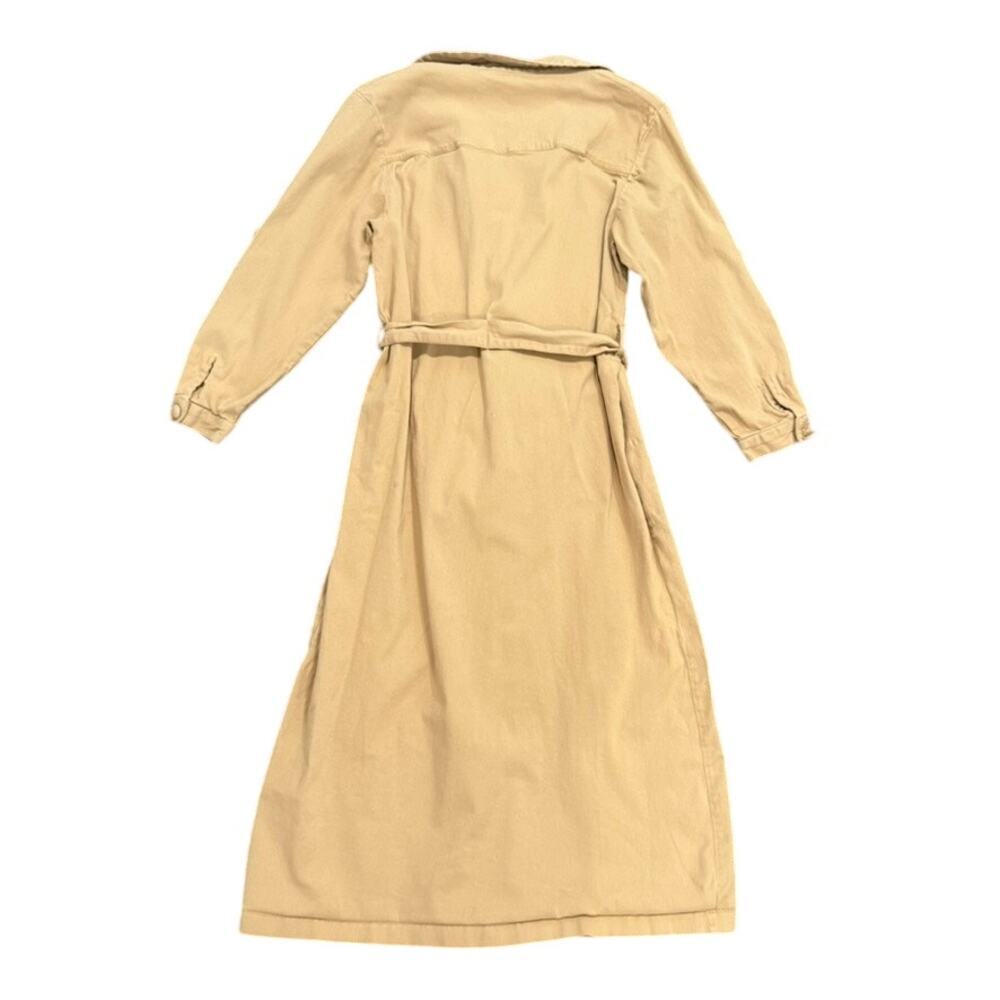 Area Stars Button Down Charlene Dress in Tan, Size S​ - Picture 9 of 10